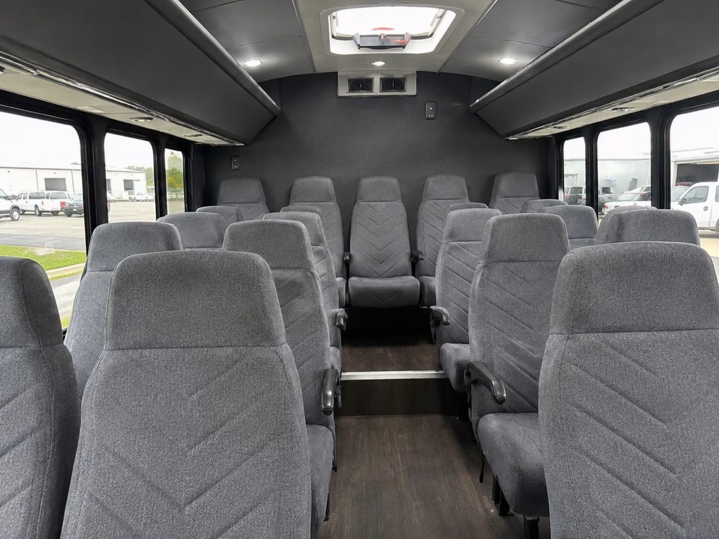 15 passenger minibus interior