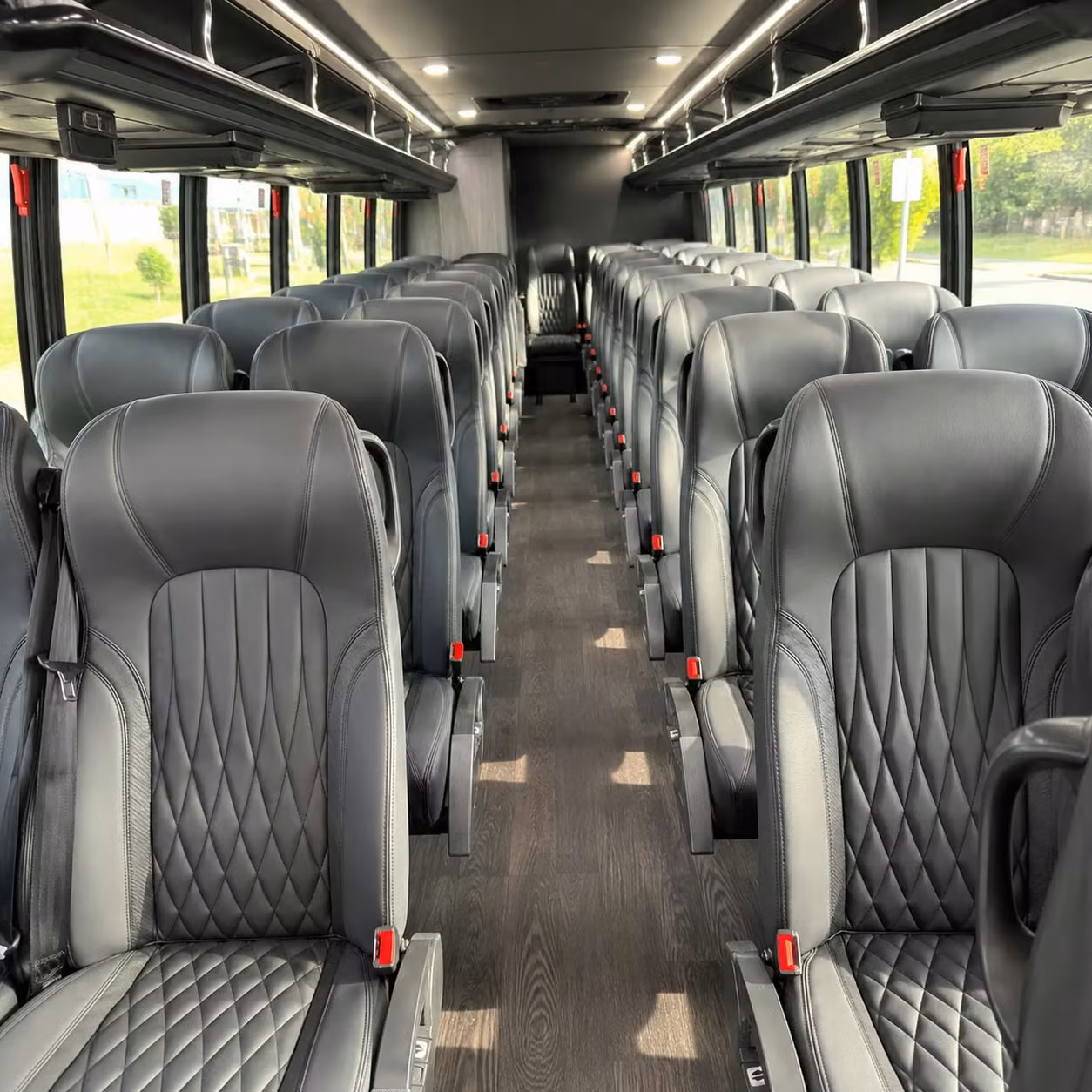 25 passenger minibus inside