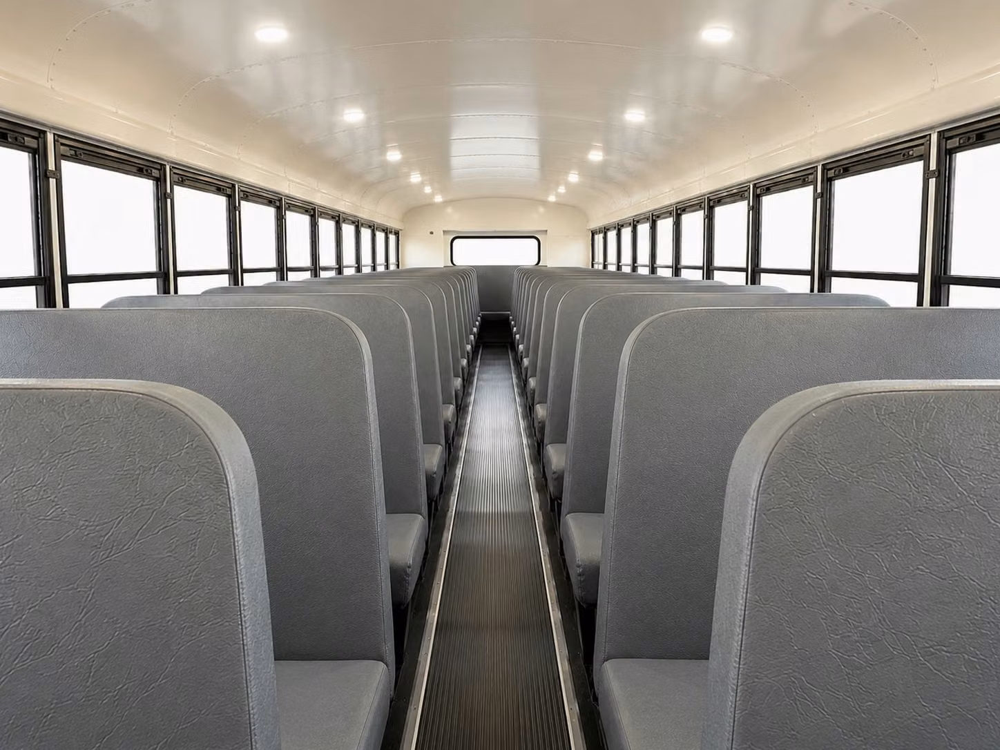 school bus inside