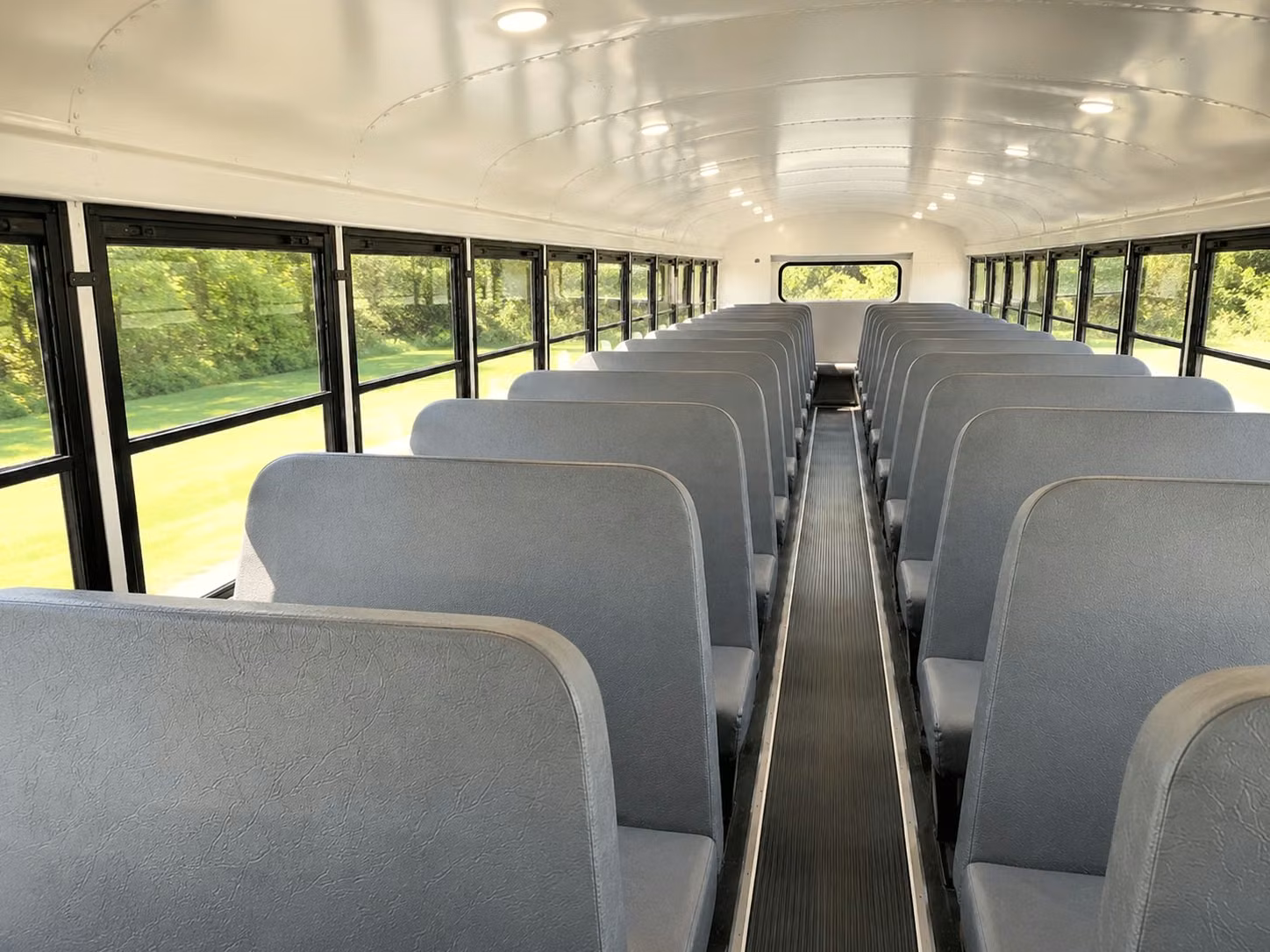 school bus interior