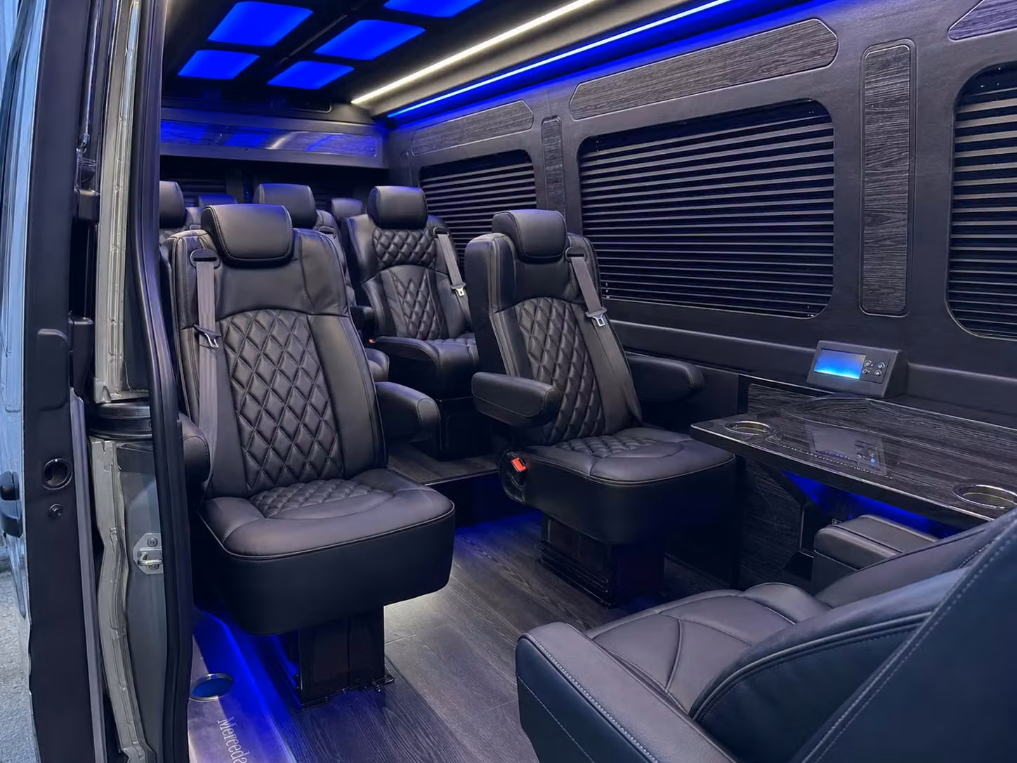 sprinter van transportation for groups and events across hawthorne
